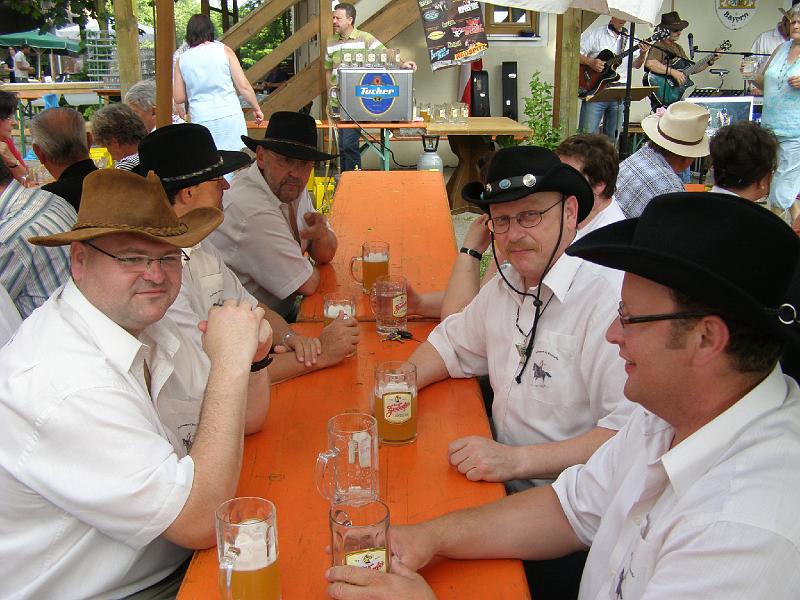 Pulman.JPG - Waren beim Countryfest stark vertreten: die Pullman-City-Freunde aus Waldthurn.