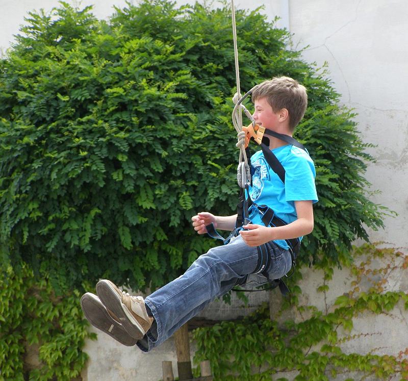 CS_10.JPG - Sicherheit war bei den sportlichen Attraktionen am Bürgerfest groß geschrieben.