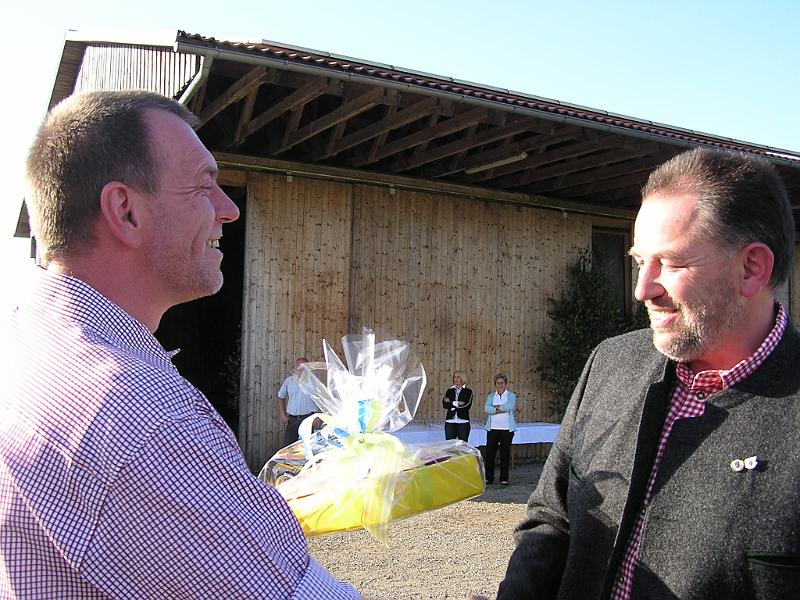 Gr_02.jpg - Zwei, die sich sehr gut verstehen: Hubert Stahl und Stephan Griesbach.